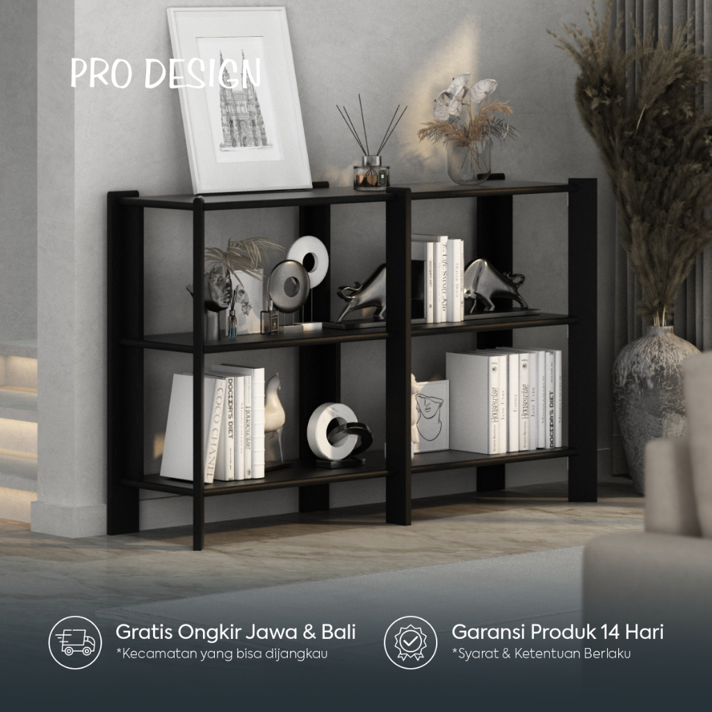 Pro Design Luka SU120 Rak Buku / Rak Serbaguna / Rak Display / Lemari Pajangan