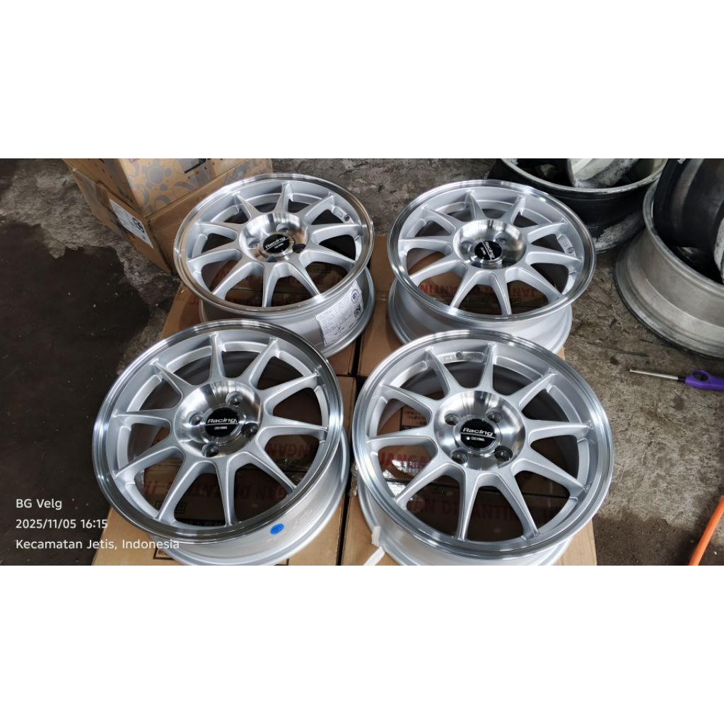 velg enkei tarmac ring 15x6,5 pcd 4x100 et 40 (baru) by jf luxury