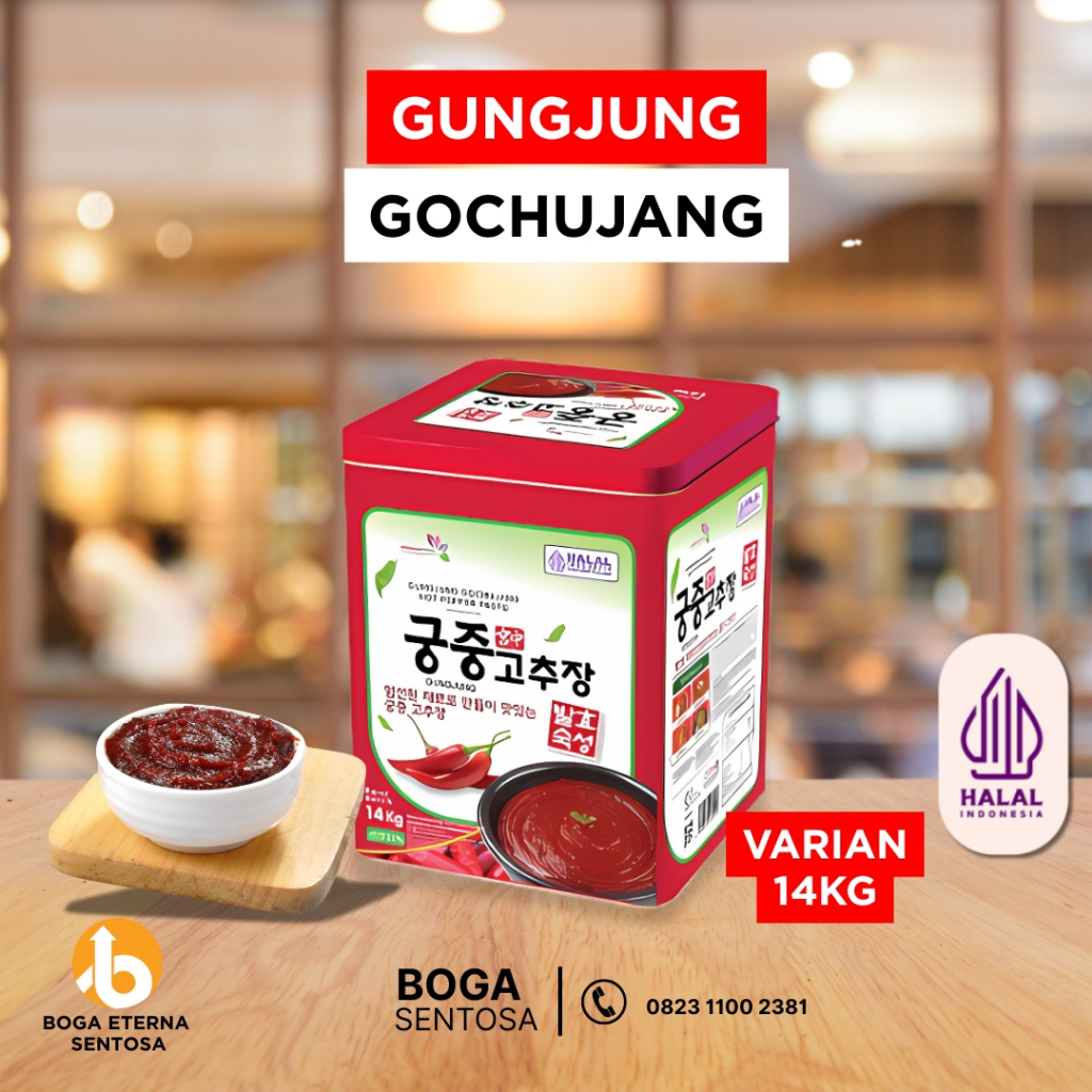 GUNGJUNG GOCHUJANG 14 KG / PASTA CABAI PEDAS KOREA ( HALAL )