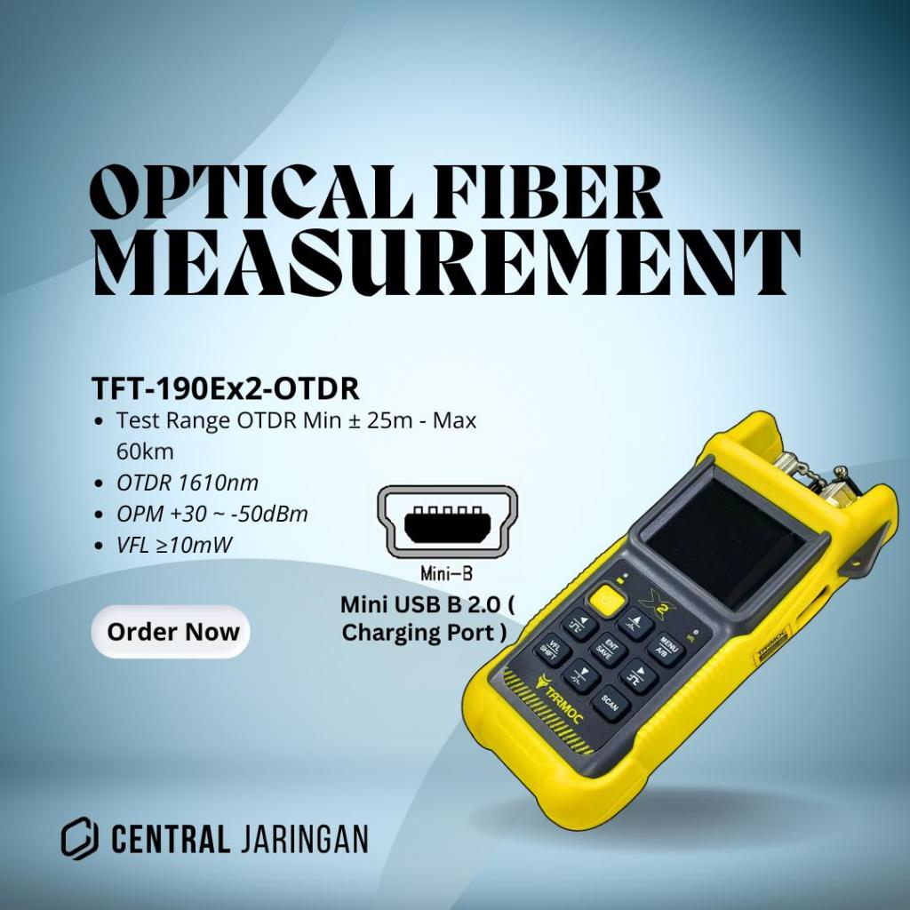 Tarmoc TFT-190E-OTDR | OTDR 1550nm ,OPM,VFL