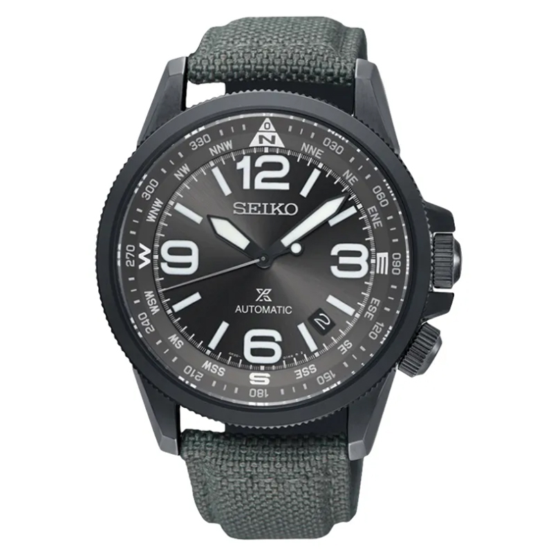 JAM TANGAN Seiko SRPC29K1 Grey Nylon Strap Automatic