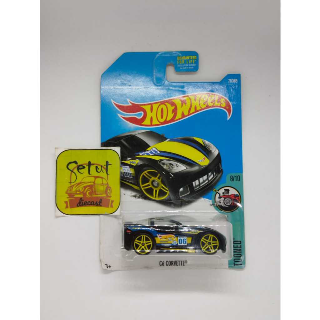 HOT WHEELS HOTWHEELS EXCLUSIVE C6 CORVETTE RECOLOR HITAM BLACK