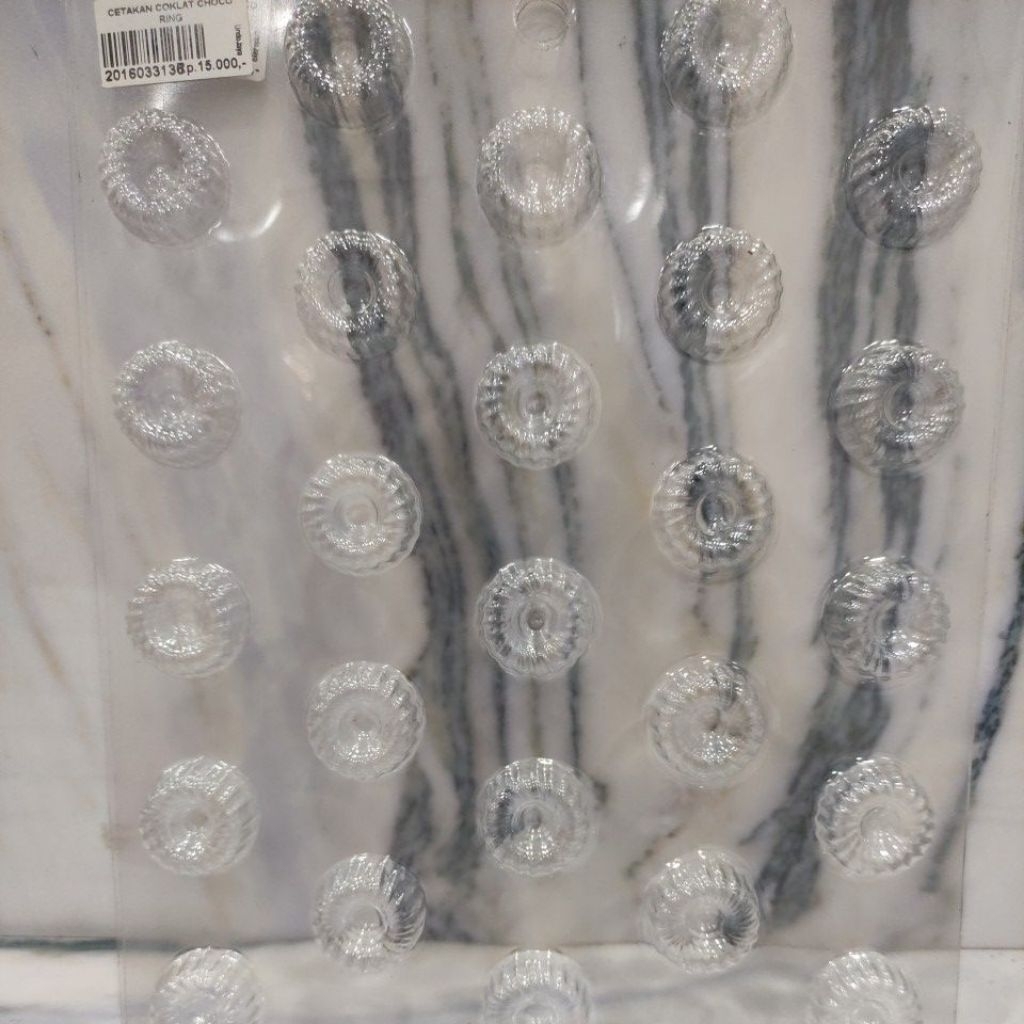 CETAKAN MIKA PLASTIK CHOCO RING BULAT