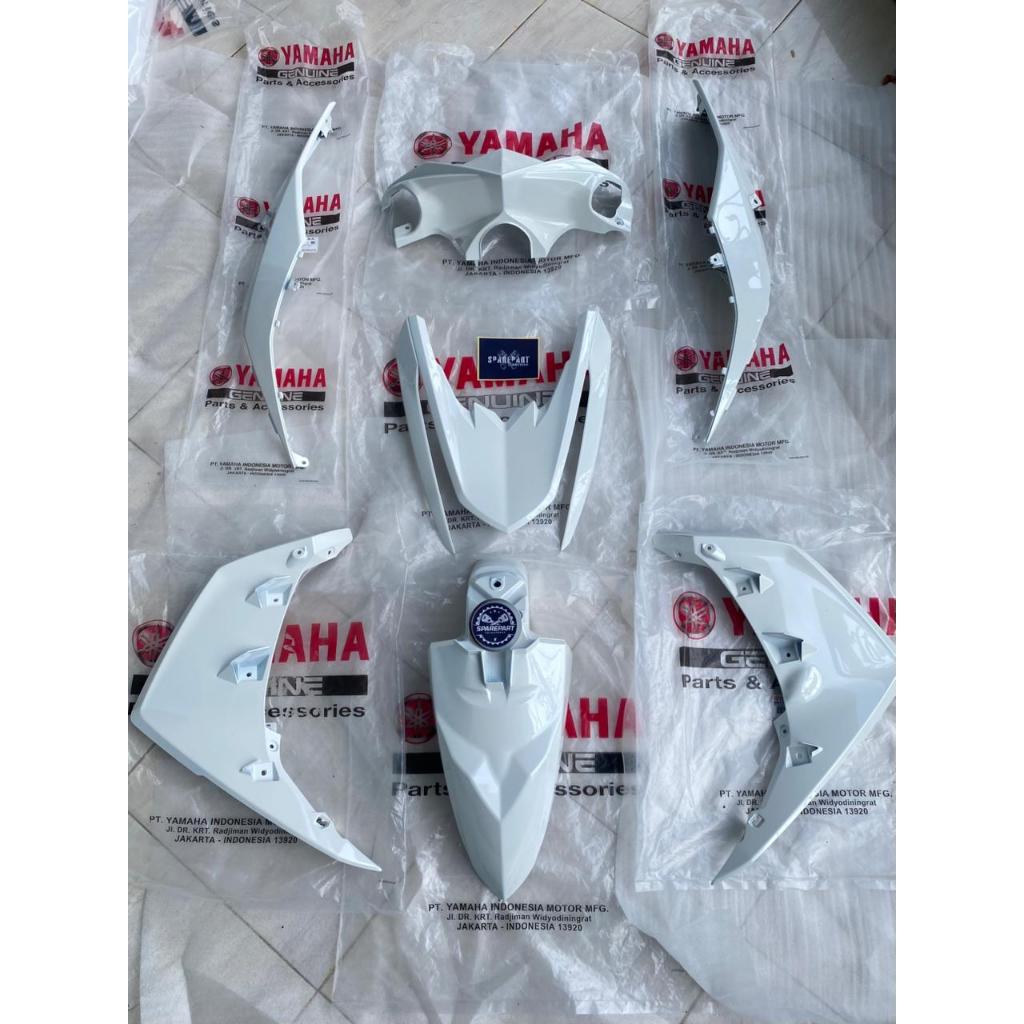 PAKET FULL SET BODY HALUS MIO M3 MIO Z MIO 125 PUTIH ORIGINAL YAMAHA