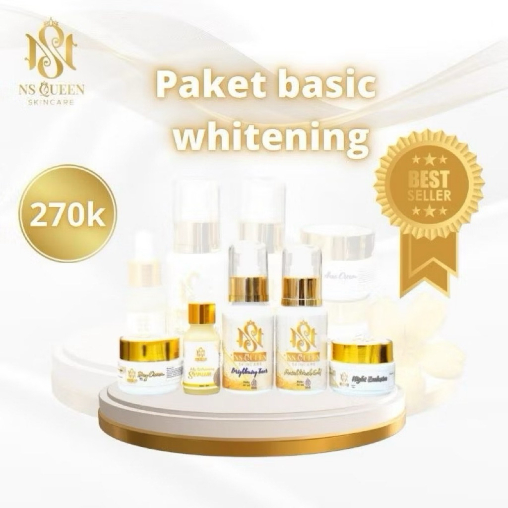 NS Queen Skincare Paket Perawatan Wajah Glowing Bekas Jerawat Menghilangkan Flek Hitam