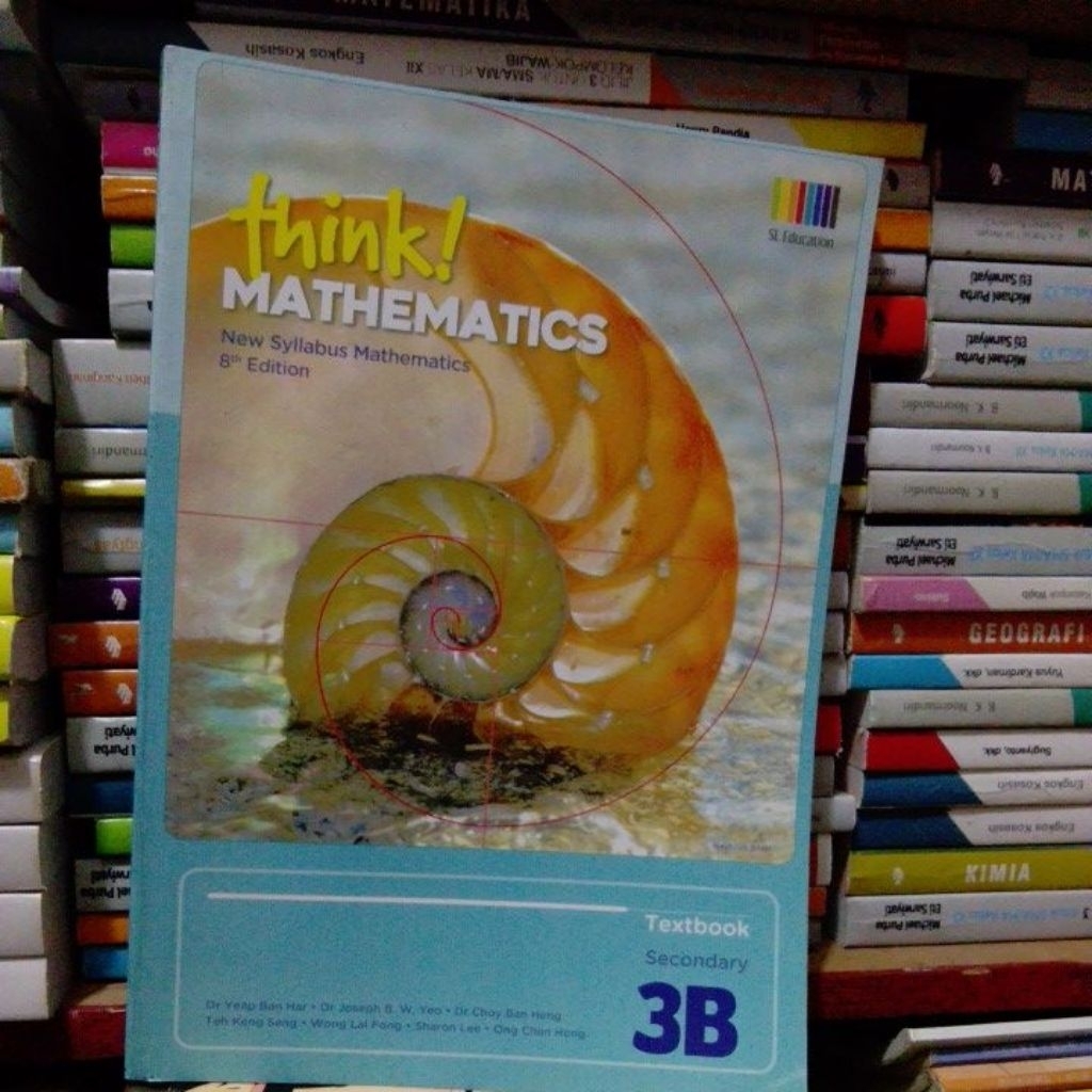 original bekas buku think matematics textbook 3 BH