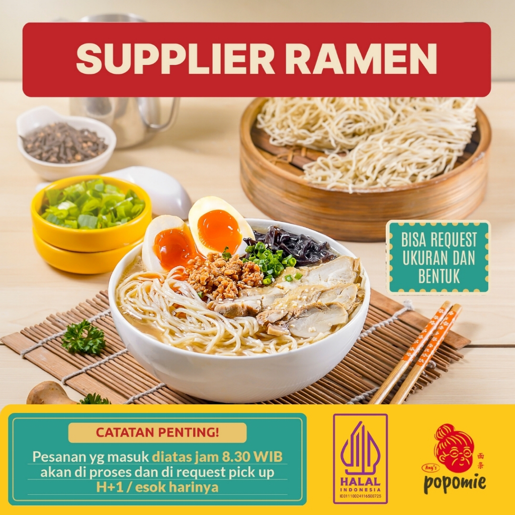 Mie Ramen mentah