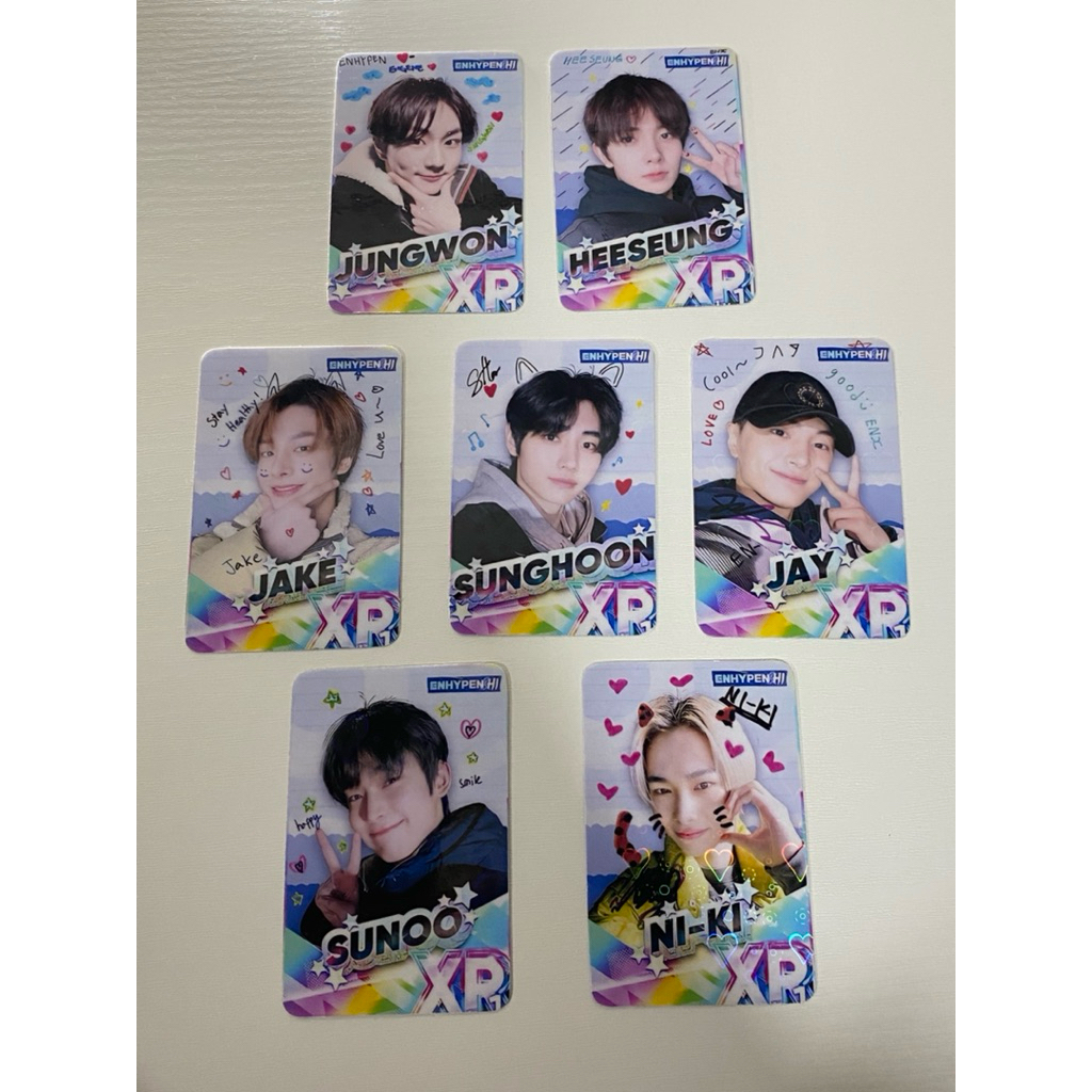 Enhypen Photocard Rhythm Hive Hologram