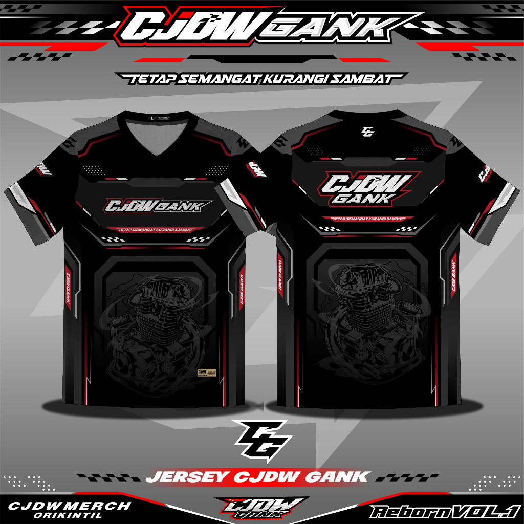 JERSEY CJDW GANK VOL.1 REBORN | TETAP SEMANGAT KURANGI SAMBAT