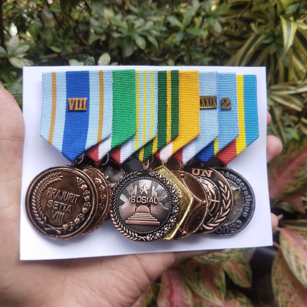 PITA JASA/SATYA LENCANA PDU TNI KESETIAAN VIII (TAHUN), DHARMA NUSA, WIRA DHARMA, BAKSOS, VETERAN, S