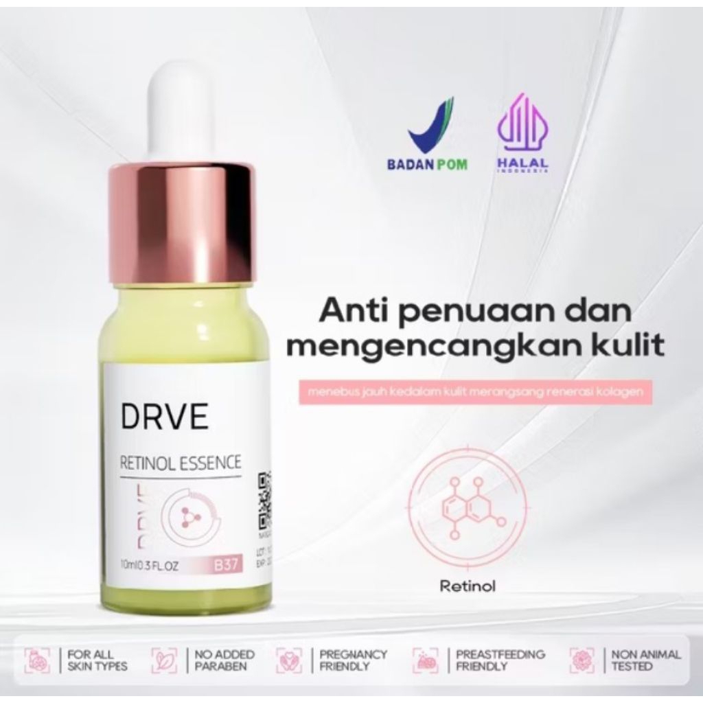 DRVE retinol serum untuk wajah perawatan