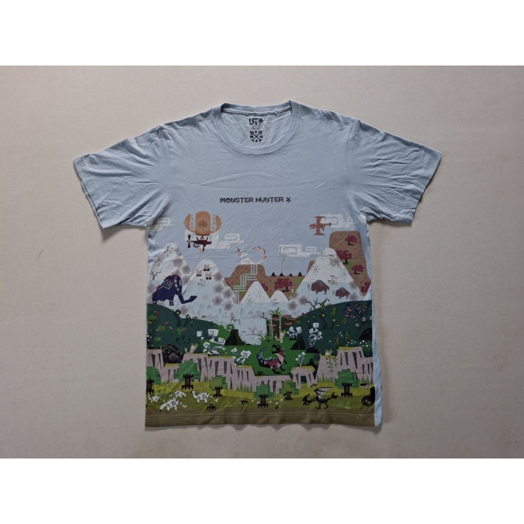 TSHIRT KAOS UNIQLO MONSTER HUNTER XORIGINAL 100%