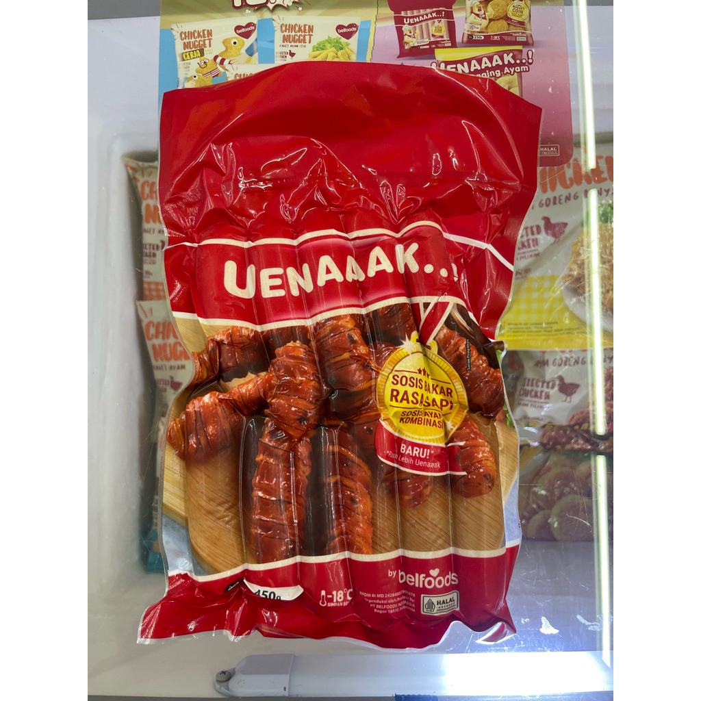 Belfoods Uenak Sosis Bakar 450g