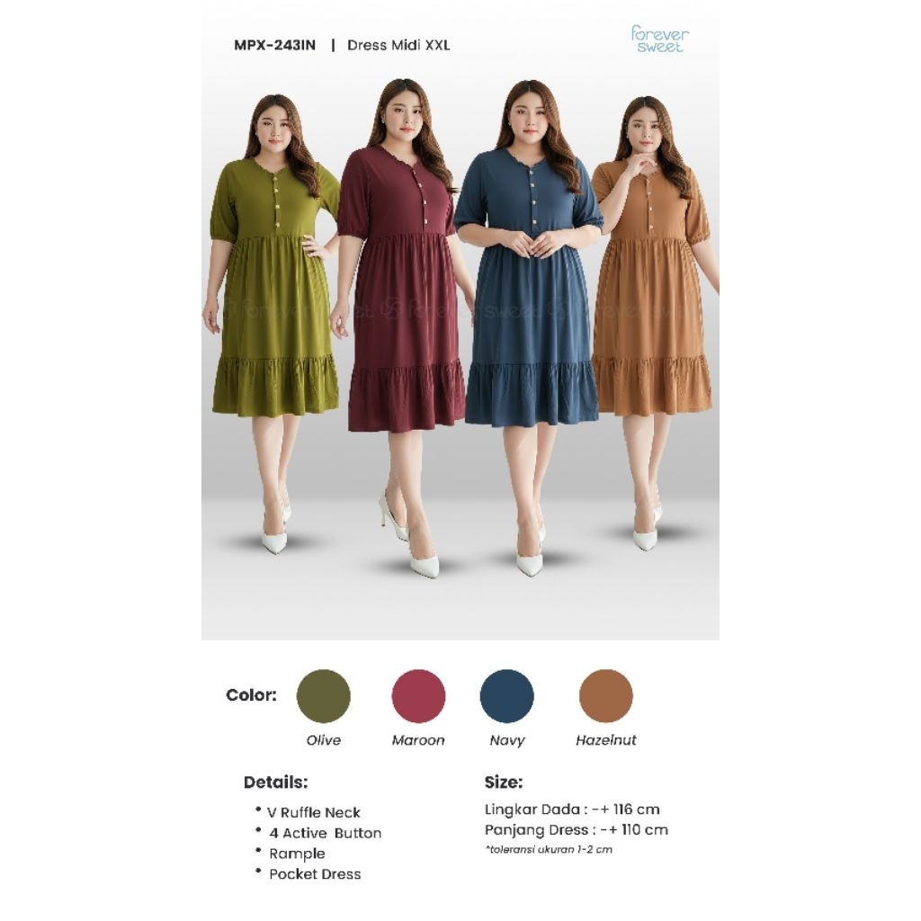 FOREVER SWEET Daster Jumbo XXL