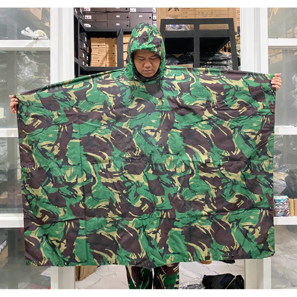 PONCO ATAU JAS HUJAN ORIGINAL JATAH PEMBAGIAN TNI AD