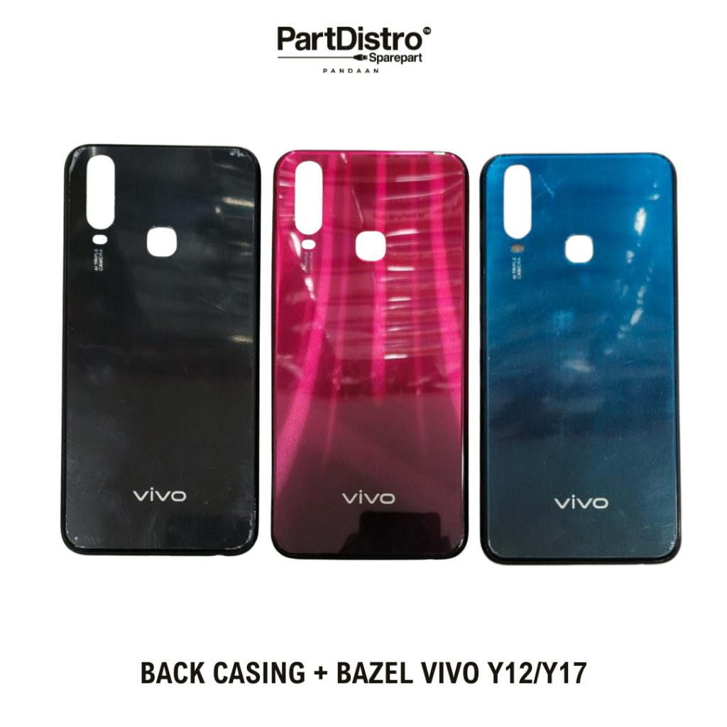 BACK CASING /BACKDOOR + BAZEL VIVO Y12/Y17 FULLSET