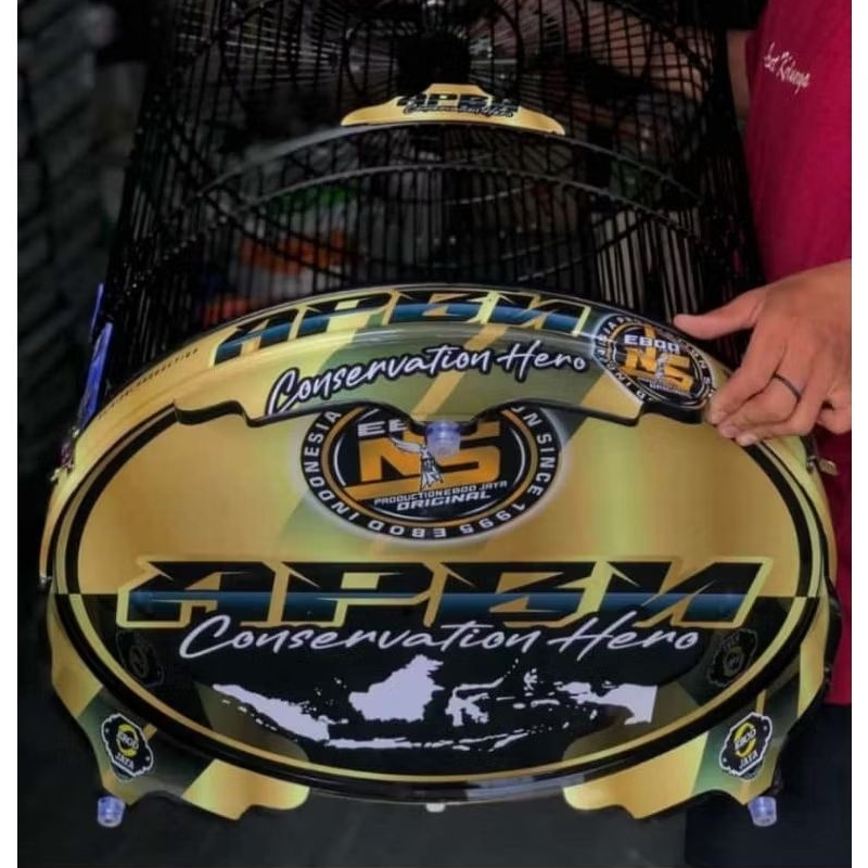 STICKER DECAL SANGKAR MURAI EBOD JAYA NO2 MOTIP APBN VARIASI