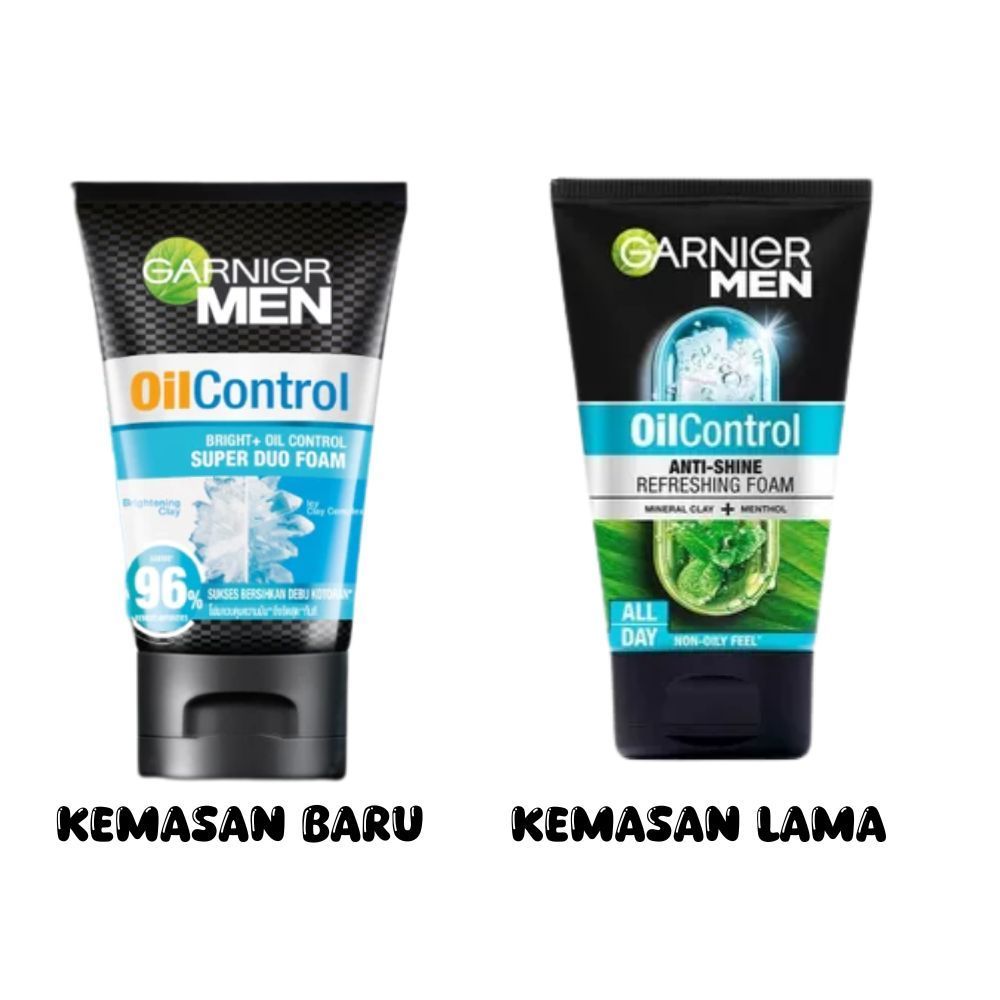 Garnier Men Oil Control Oil Control Super Duo Foam 100ML Harga Grosir