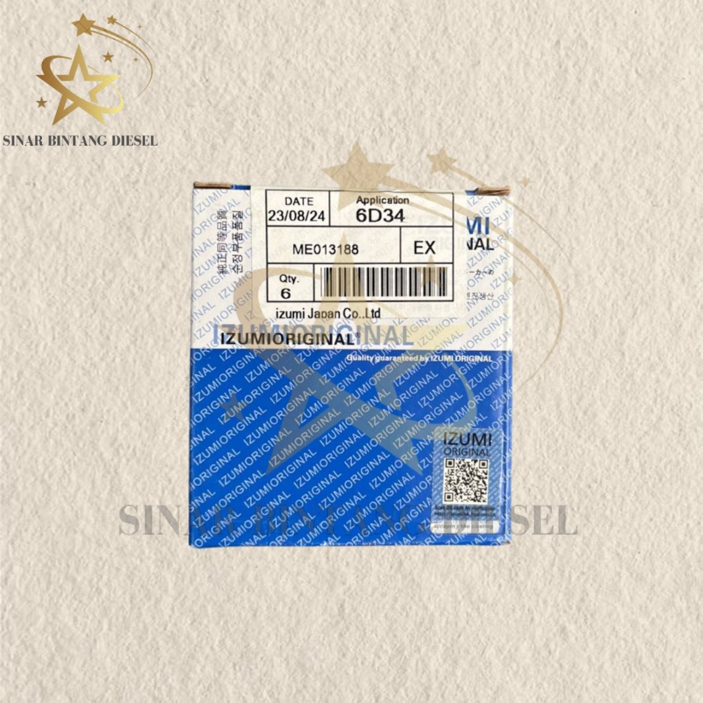 Insert Exhaust 6d34 sk200-6 Izumi Sitting Klep 6d34 Sk200-6 Izumi