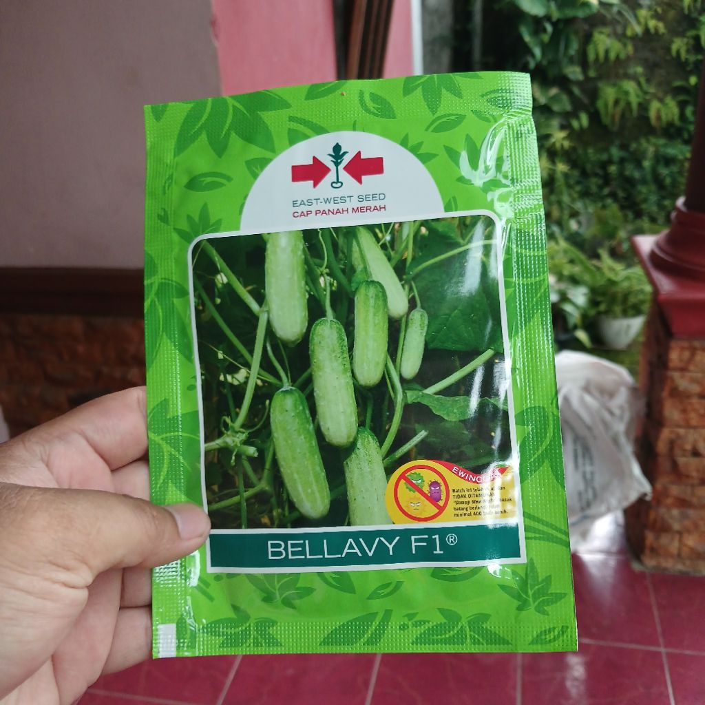 Timun Baby Bellavy isi 800 butir Cap Panah Merah