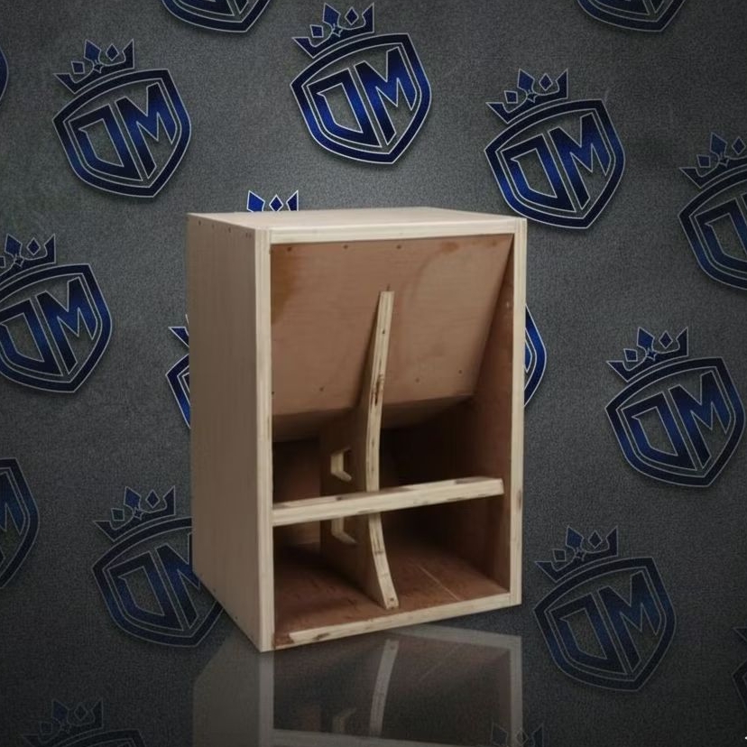Box speaker CLA 10inch single semi meranti 15mm