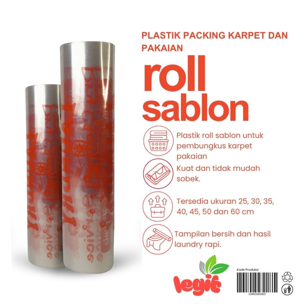 Plastik Roll Sablon | Plastik Laundry | Plastik Karpet
