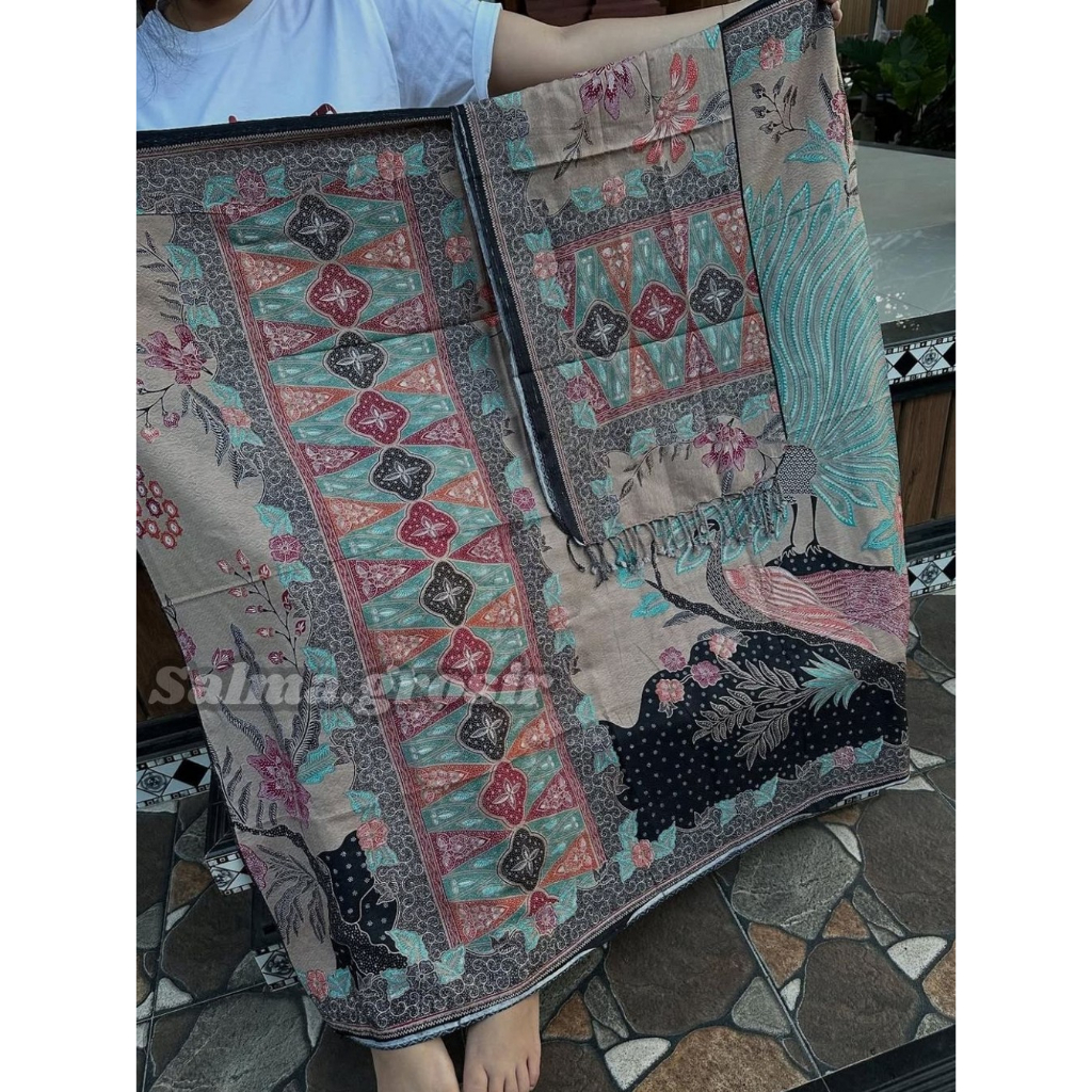 Sutra Dobby Premium Set Selendang Warna Mewah