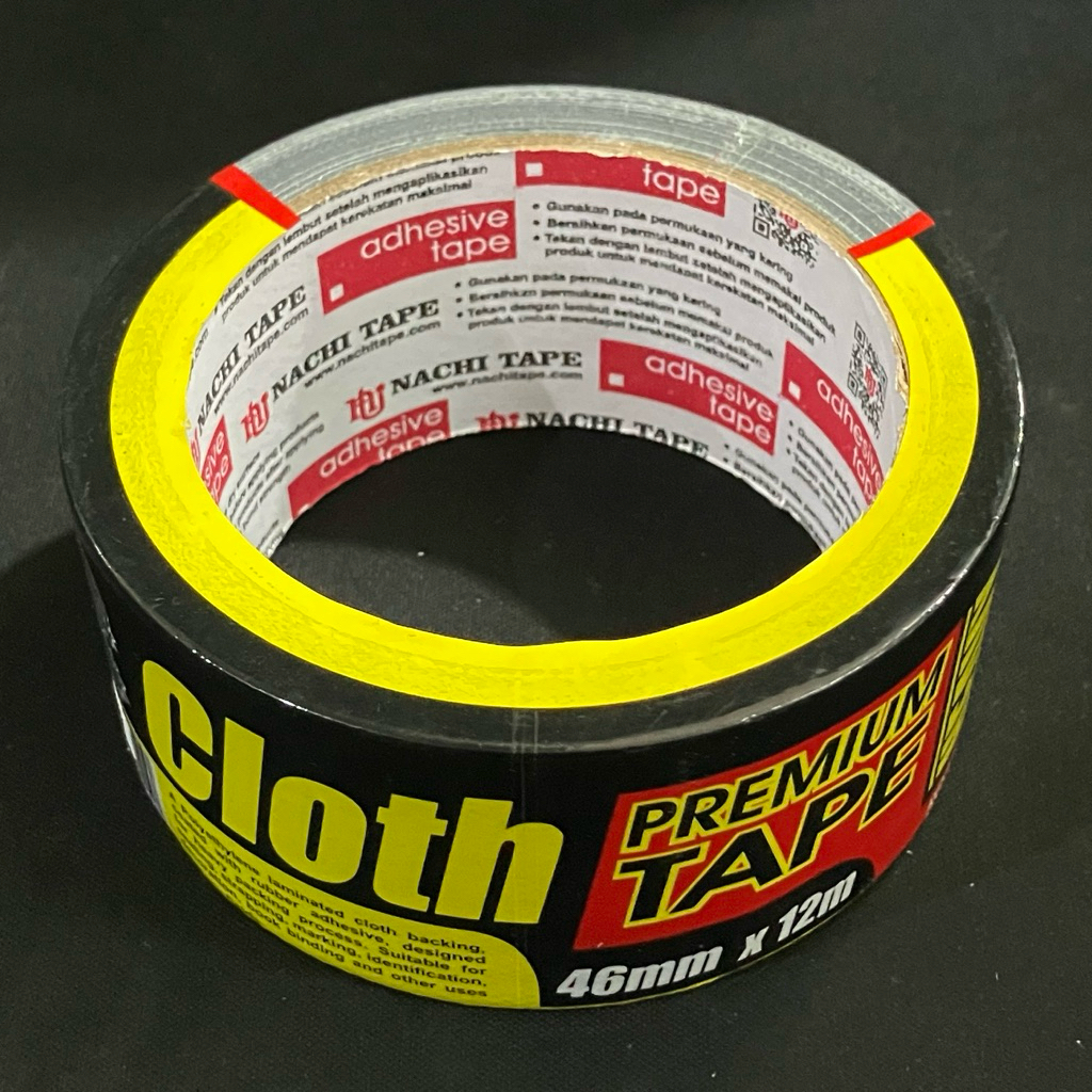 NACHI TAPE Lakban Kain Hitam