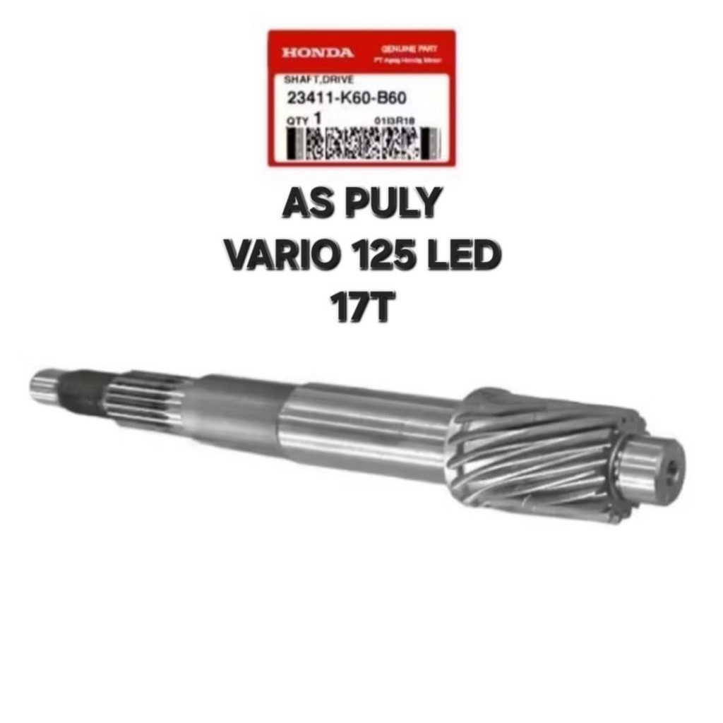 AS PULY POLY PULLY VARIO 125 LED 23411-K60-B60 ORIGINAL