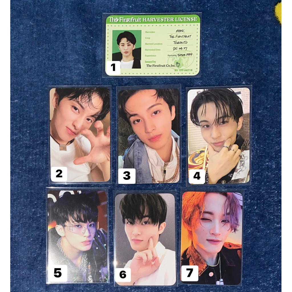 PART 3 [BACA DESK] READY OFFICIAL PC photocard nct aab MARK LEE MOLO pc pob pre-order benefit album 