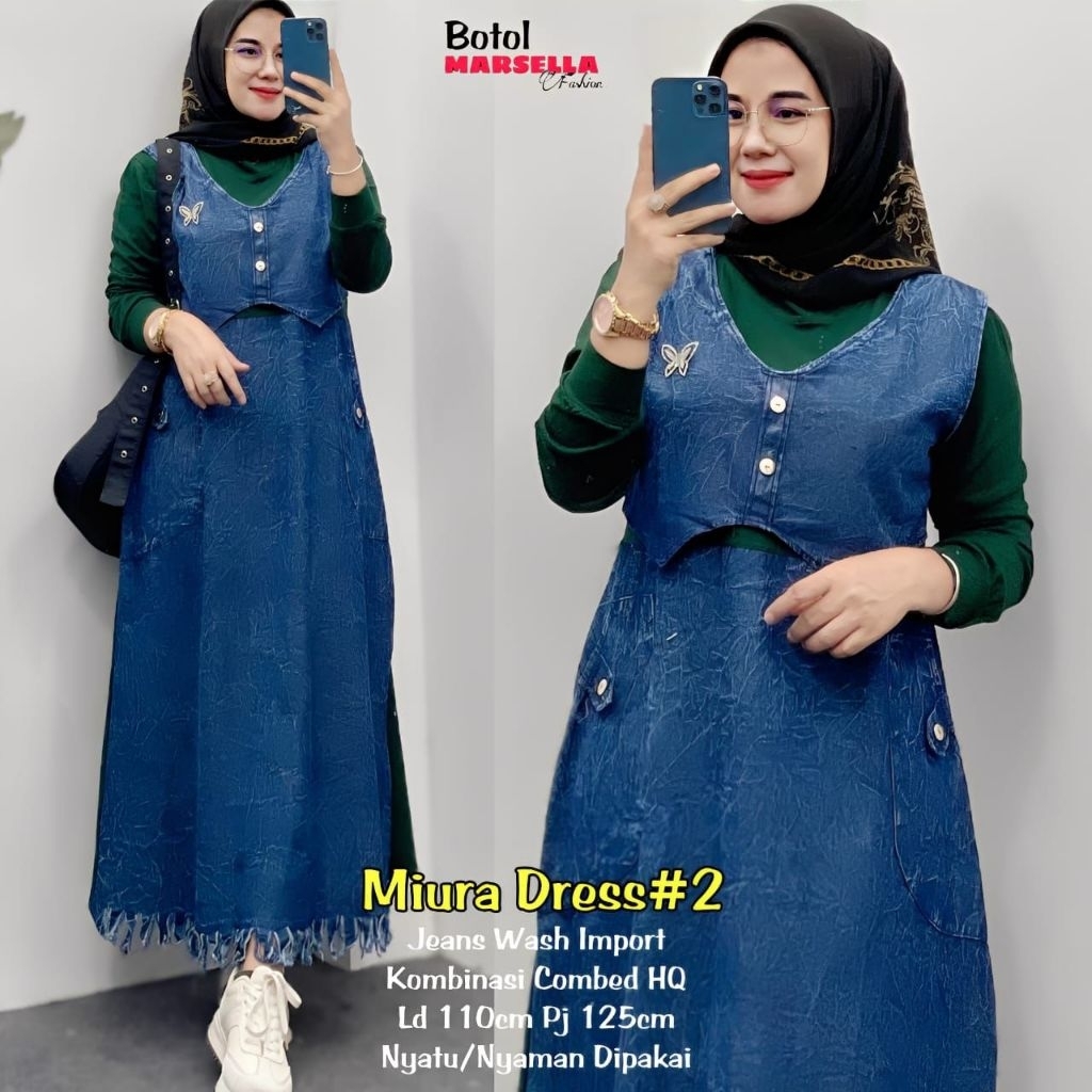(COD) MIURA DRESS // ORIGINAL MARSELA // BEST QUALITY