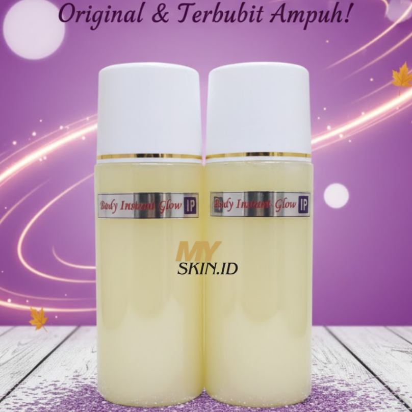 BODY INSTAN GLOW IP SKINCARE DOSIS 10XLIPAT 1BOTOL PUTIH