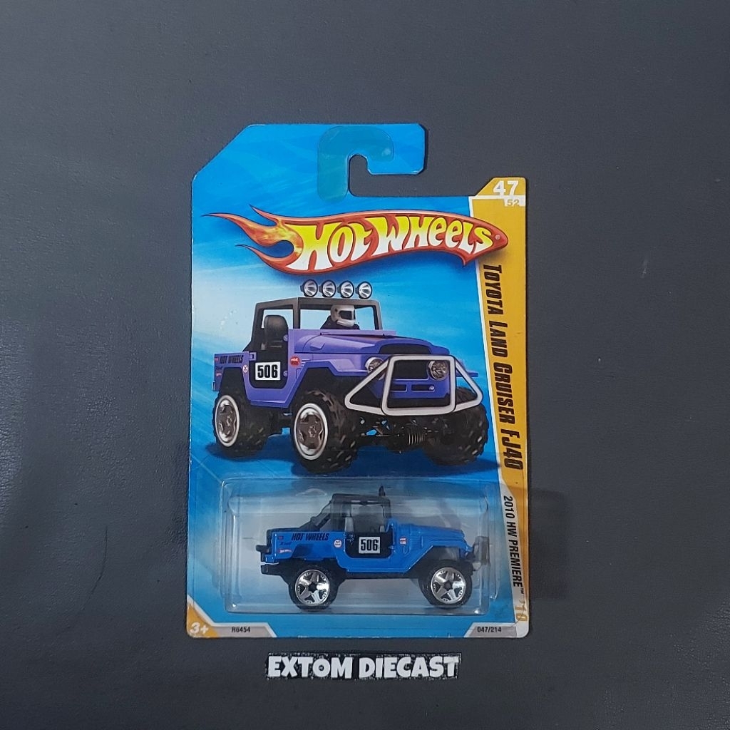 Hotwheels Toyota Land Cruiser FJ40 Blue