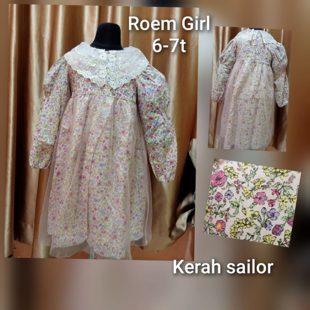 kerah sailor bunga