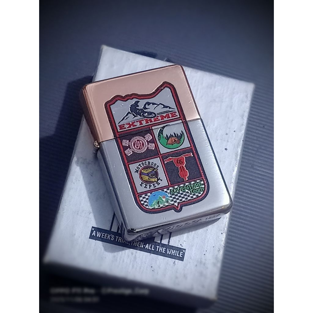 Zippo Replica 1937 Vintage Looks Anniversary Trail Adventure Team Bottom Commemorative 1932_1997