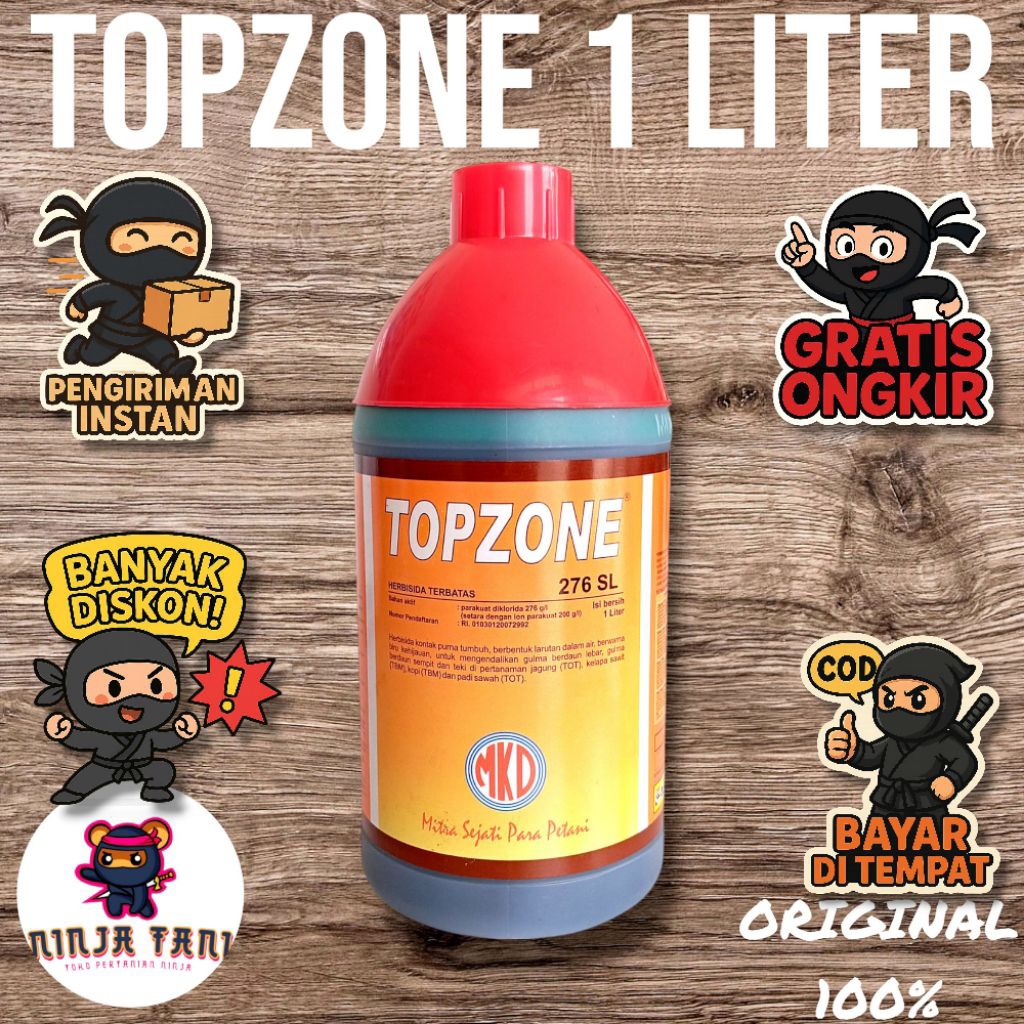 HERBISIDA TOPZONE 276SL KEMASAN 1 LITER