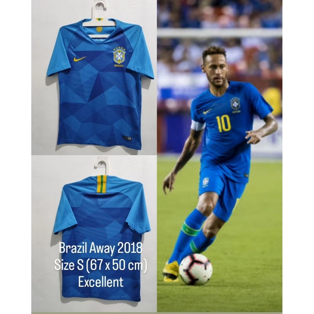 Jersey original timnas Brazil Away 2018
