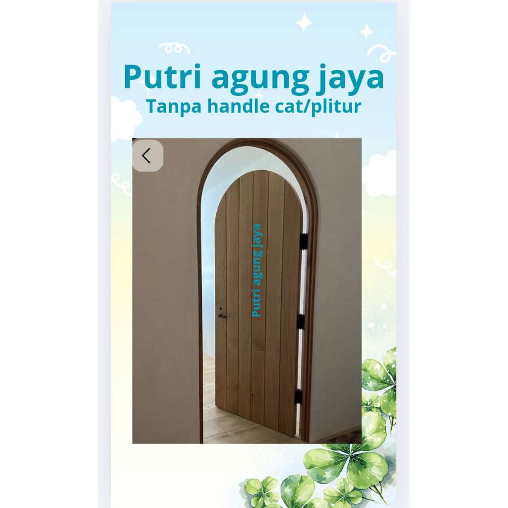 kusen +pintu lengkung kayu Meranti &kamper bisa custom fast respon