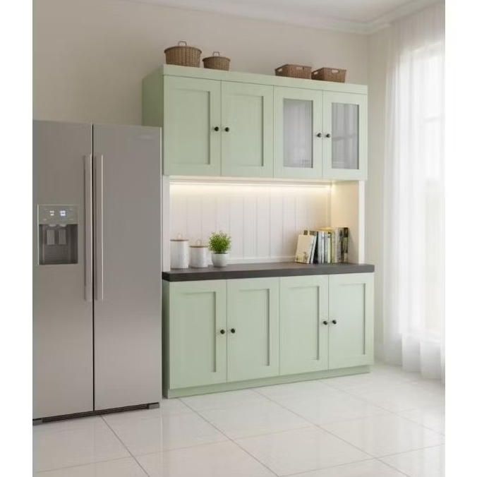 (BARU) Kitchen set minimalis /lemari dapur /lemari sayur /rak dapur minimalis