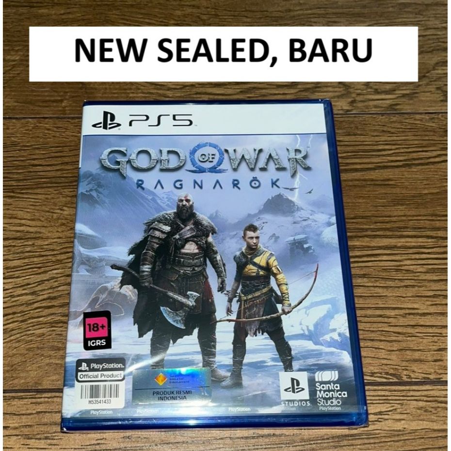 [PS5] [New Sealed Baru Segel] God Of War Ragnarok Reg All Asia (R3 / English) GOW BD Kaset PS 5 CD G