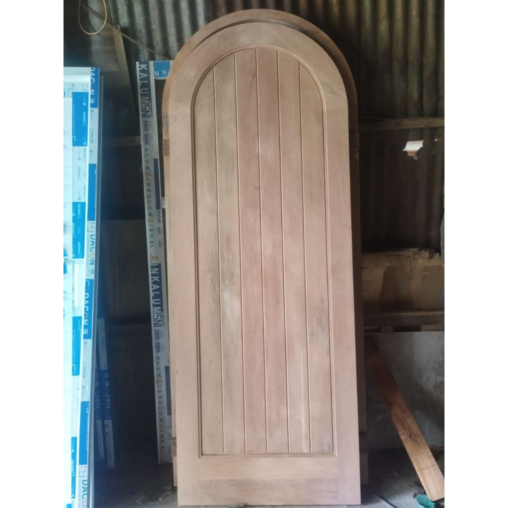 kusen+ pintu lengkung bahan kayu kamper dan meranti bisa custom fast respon