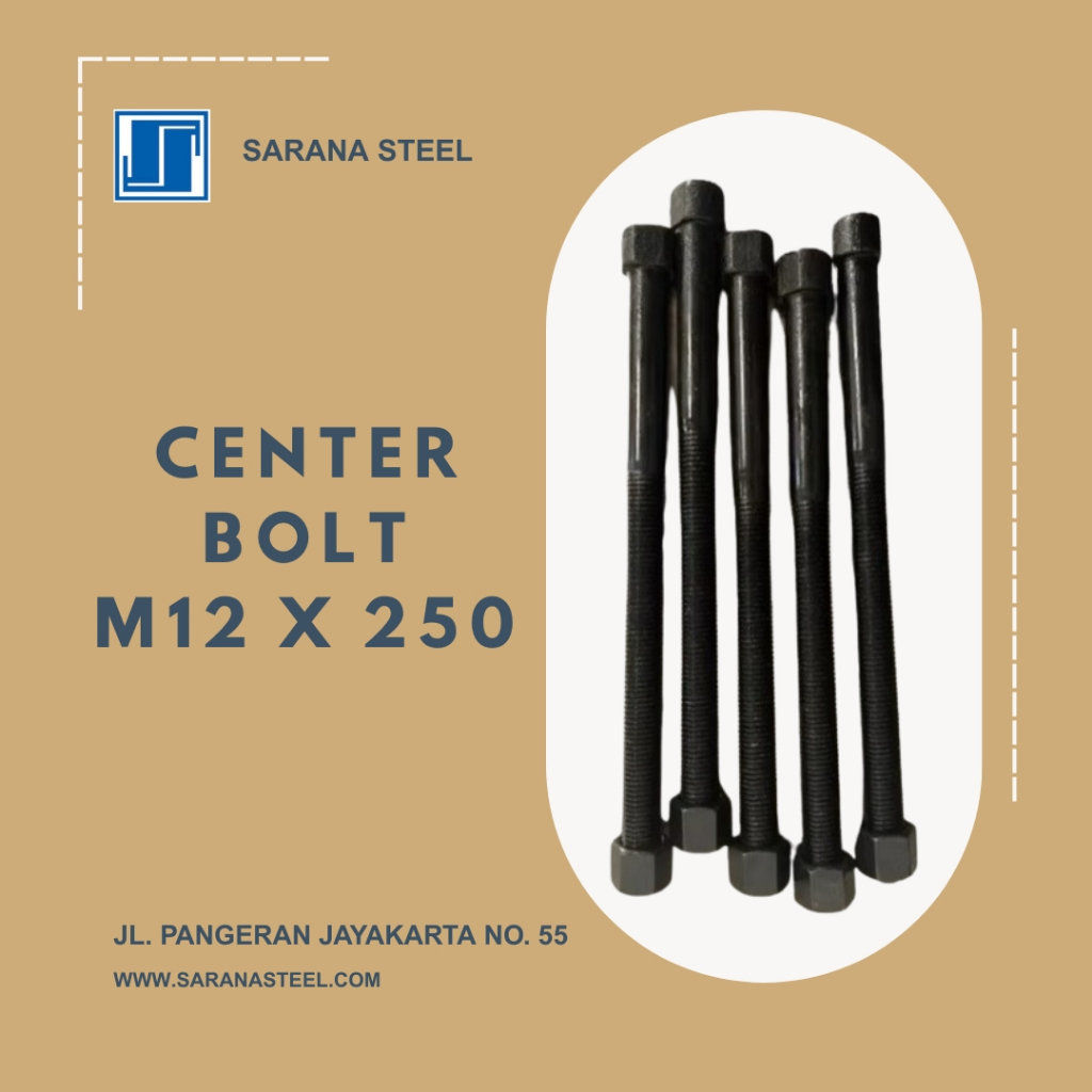 Center Bolt M12 x 250