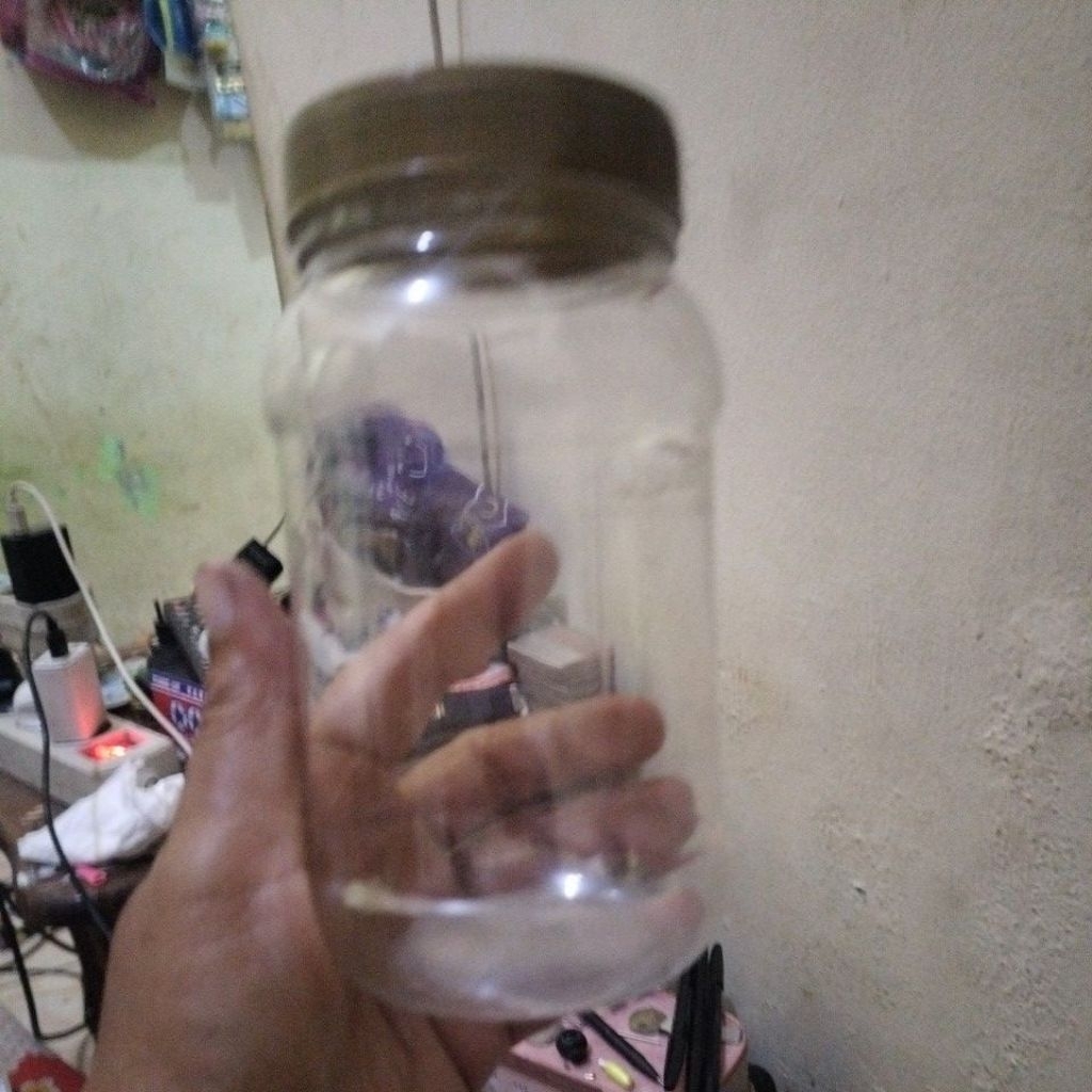 toples jar bekas bawang ,permen dan ada yg baru campur jdi satu uk 500ml