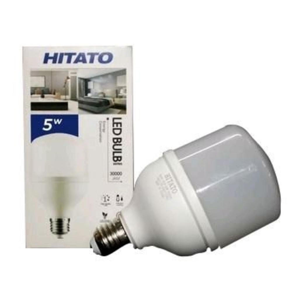 HITATO LED Bulb 5 Watt Lampu Bohlam LED 5 W Bohlam LED 5W Lampu LED 5W
