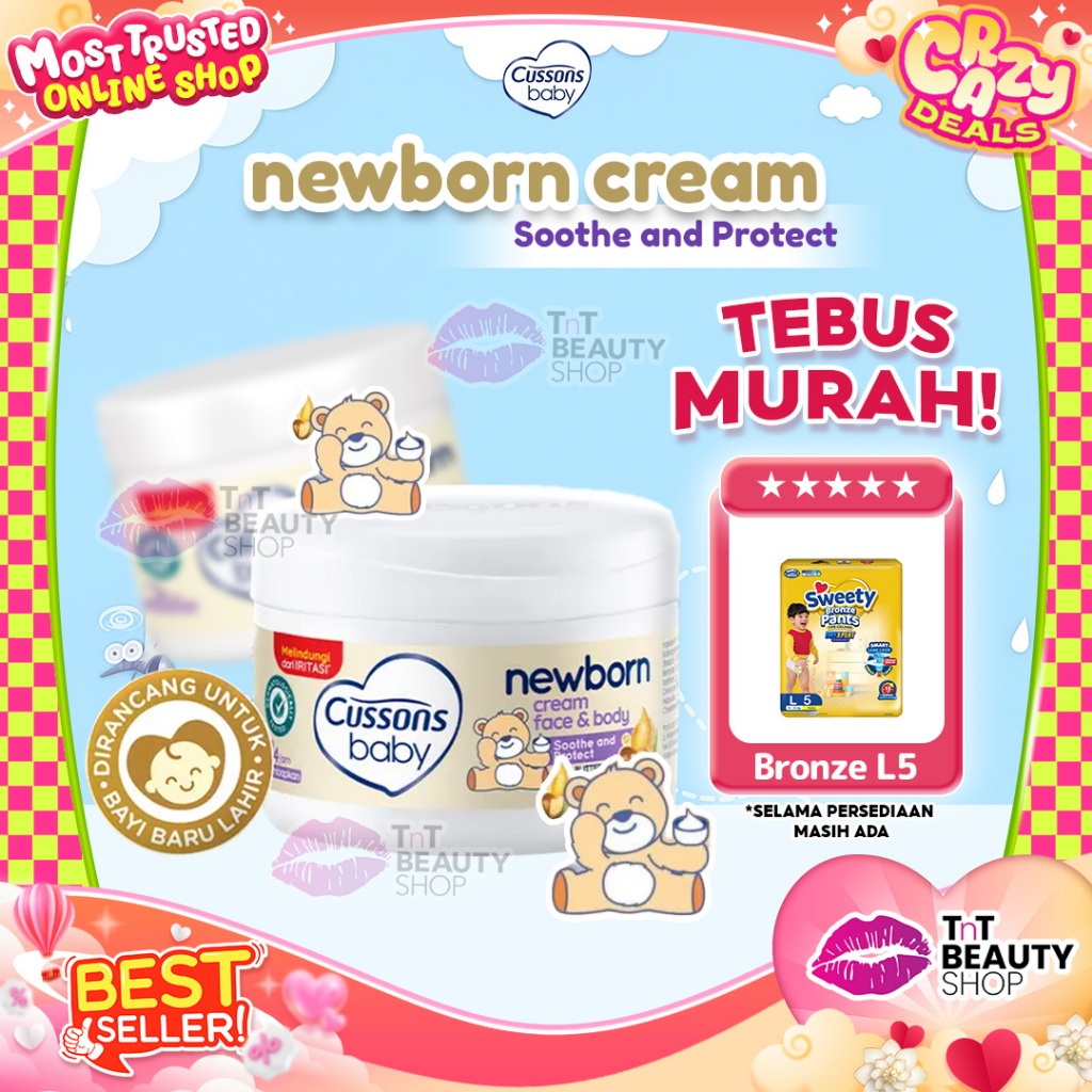 Cussons Baby Newborn Cream - Krim Bayi l TnT Beauty Shop