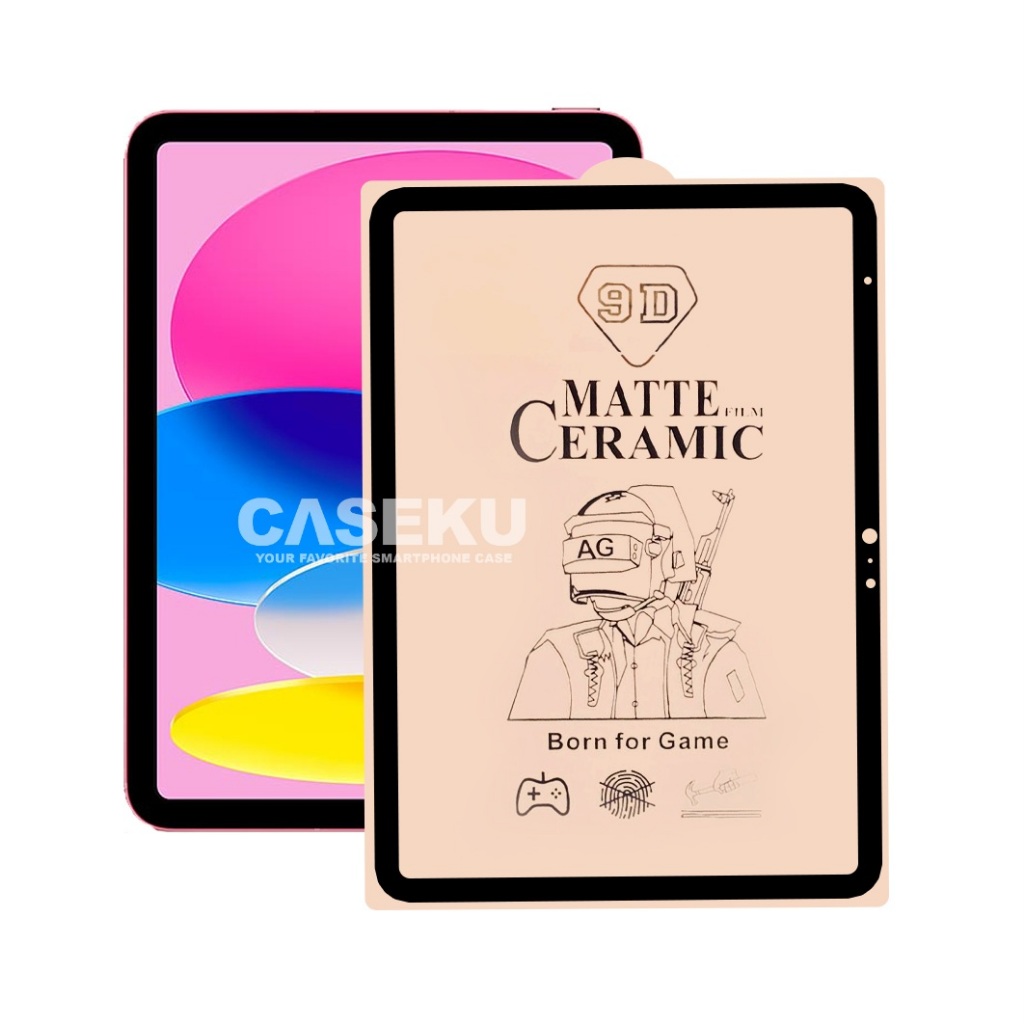 Antigores Ipad 10 10TH GEN 2022 10.9 Inci Ipad 10.2 2021 Ceramic Matte Antigores Anti Minyak