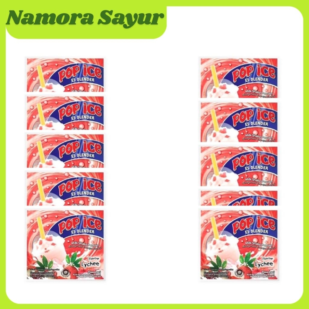 Pop Ice Blender Lychee 1 Renceng