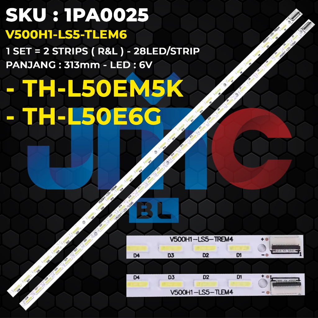 Backlight TV PANASONIC 50 Inch TH-L50E6G TH-L50EM5K V500H1-LS5-TLEM6