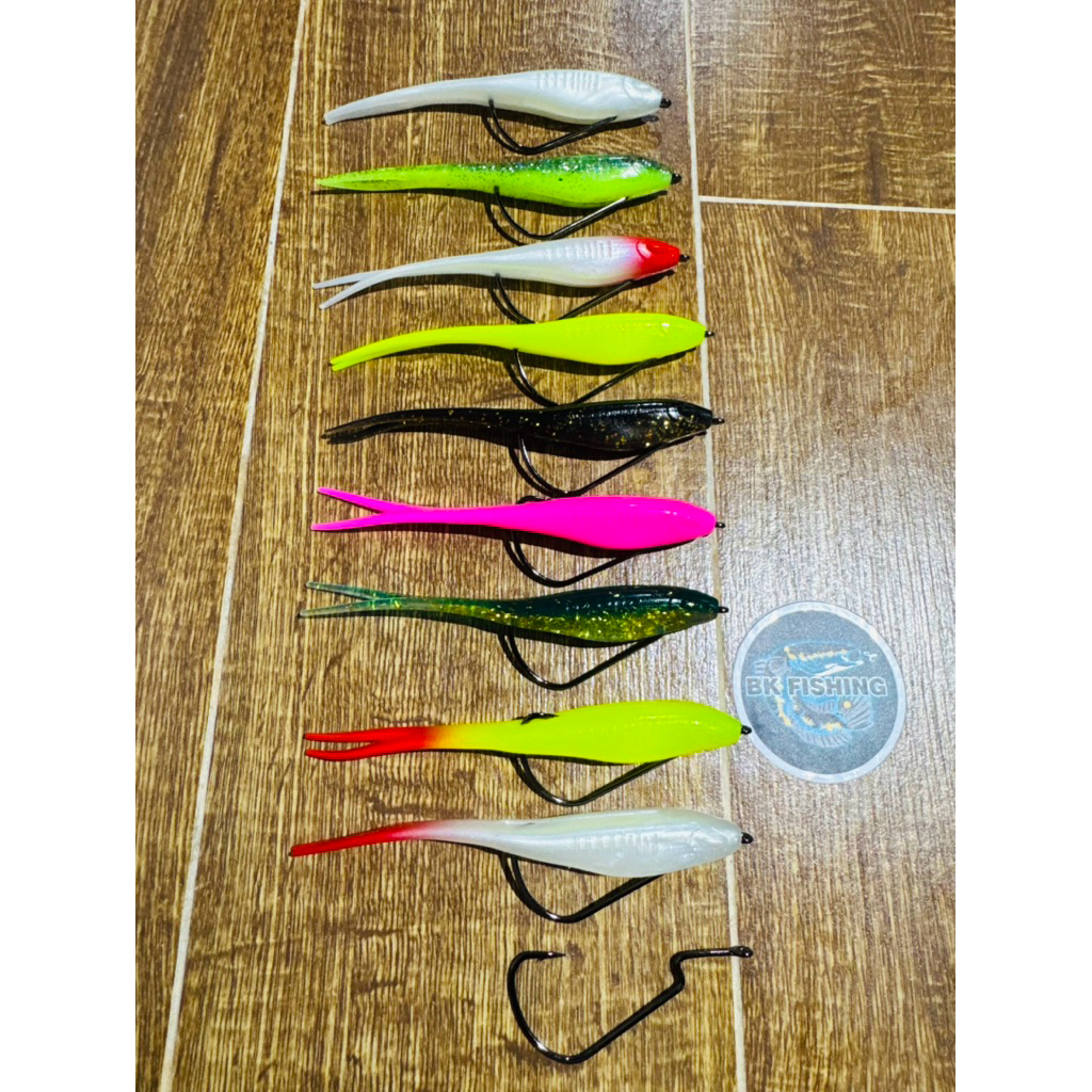 PROMO SILENCER 12CM PLUS HOOK OZMY ||UMPAN CASTING IKAN GABUS TOMAN