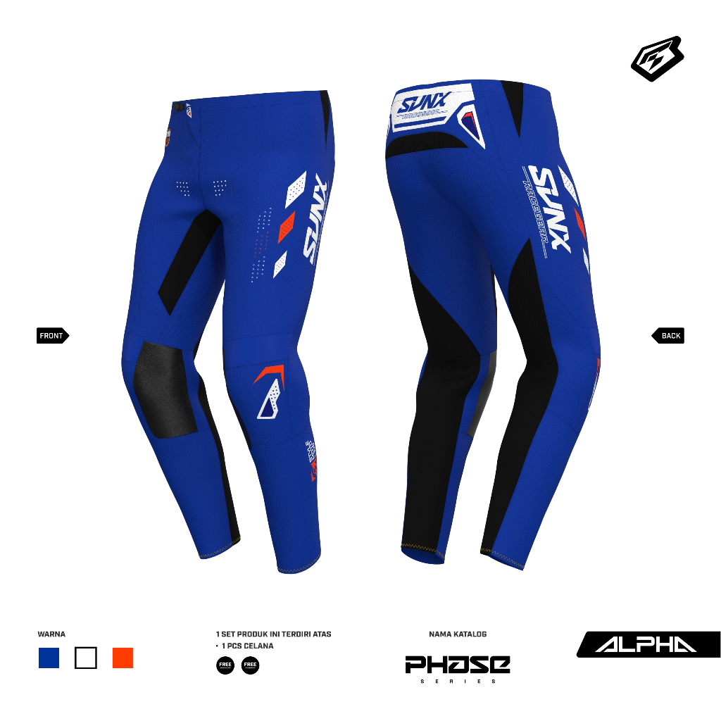 CELANA TRAIL / CELANA MOTOCROSS / TRAIL ADVENTURE PANTS SVNX TYPE ALPHA PHASE SERIES